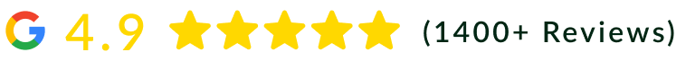 Google Review Rating Image 1400+Reviews